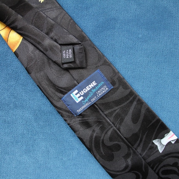 Clip on Produce Grocery Tie - Black - Picture 5 of 6